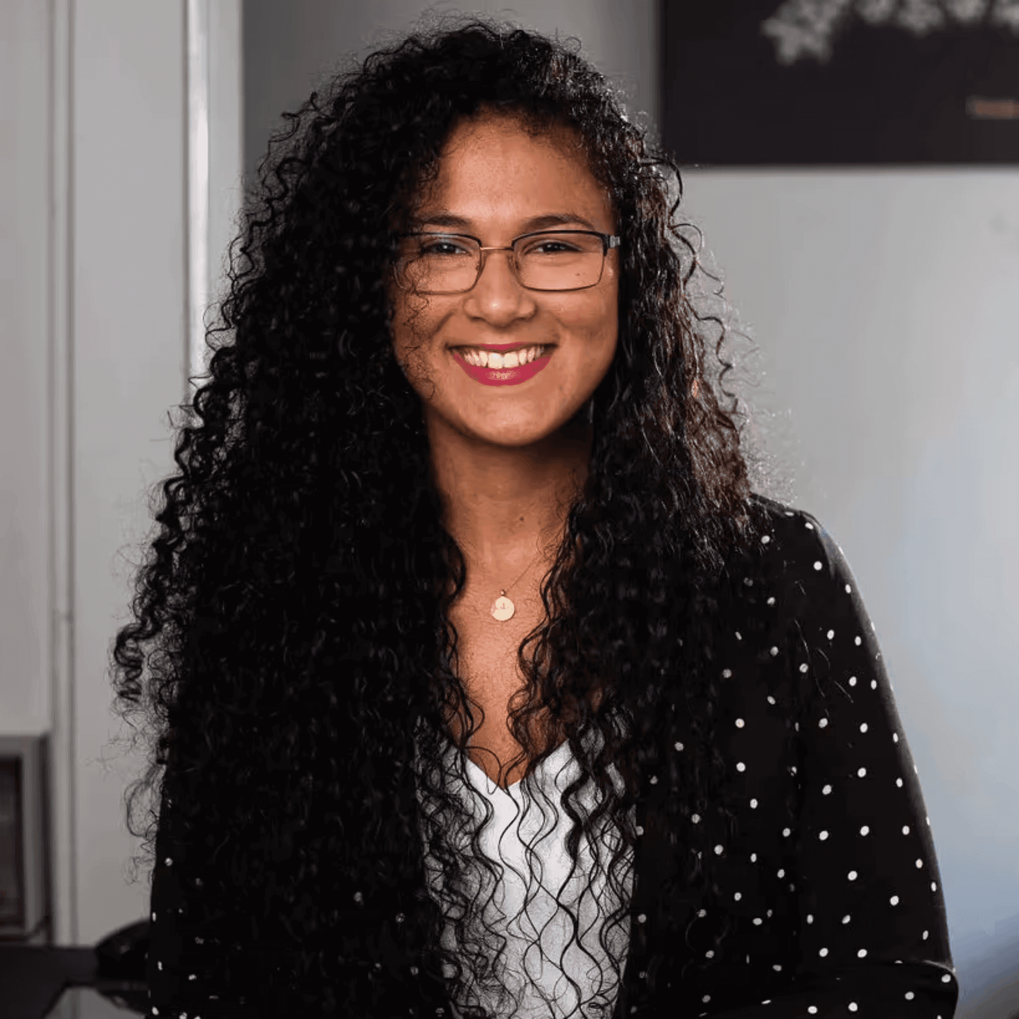 Portrait of Tana Norte jeweler Mayra Martinez.